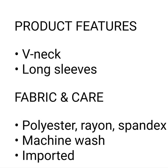 ONE NWT WHITE SO Perfect V-Neck Long Sleeve Tshirt - Picture 6 of 7